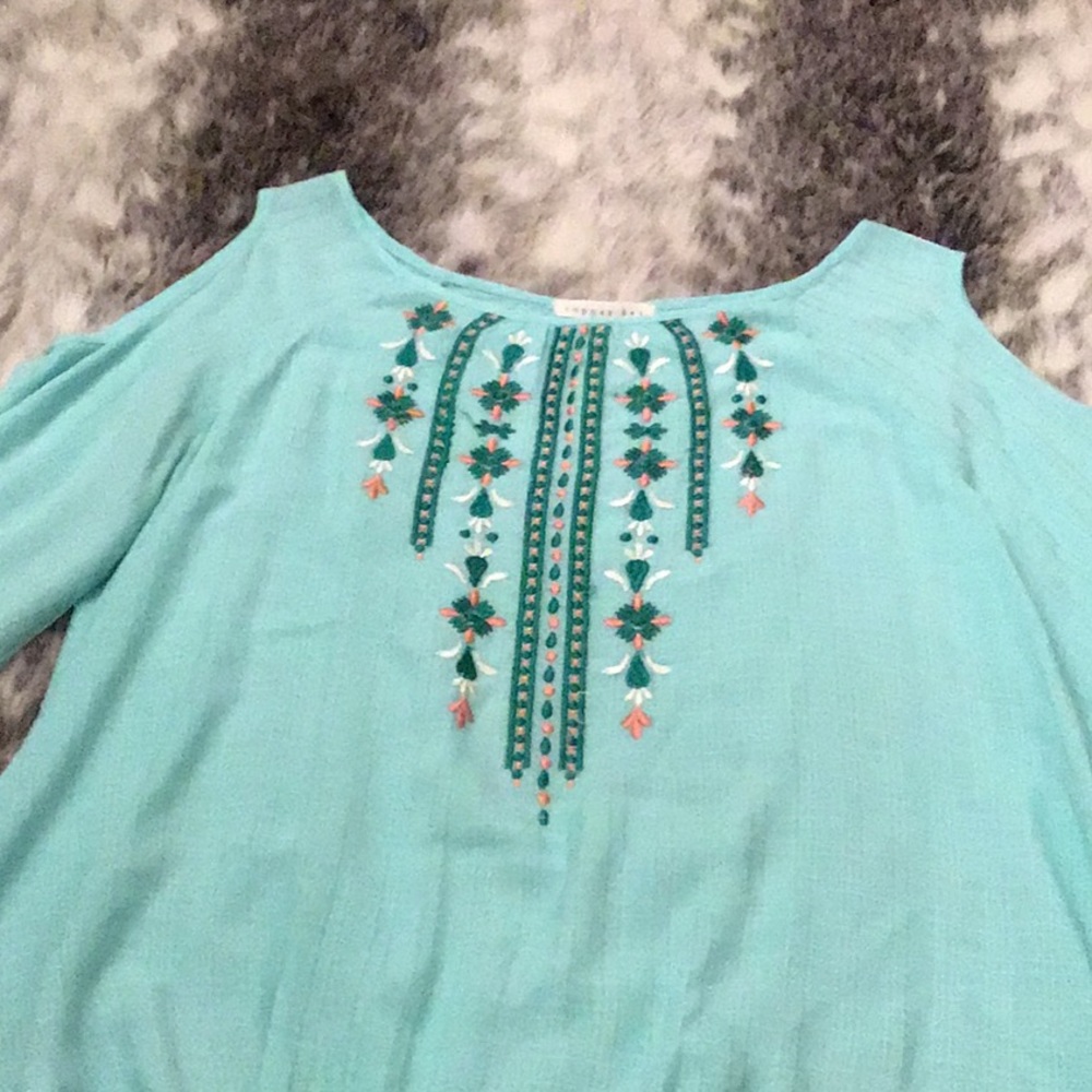 Copper key blouse!